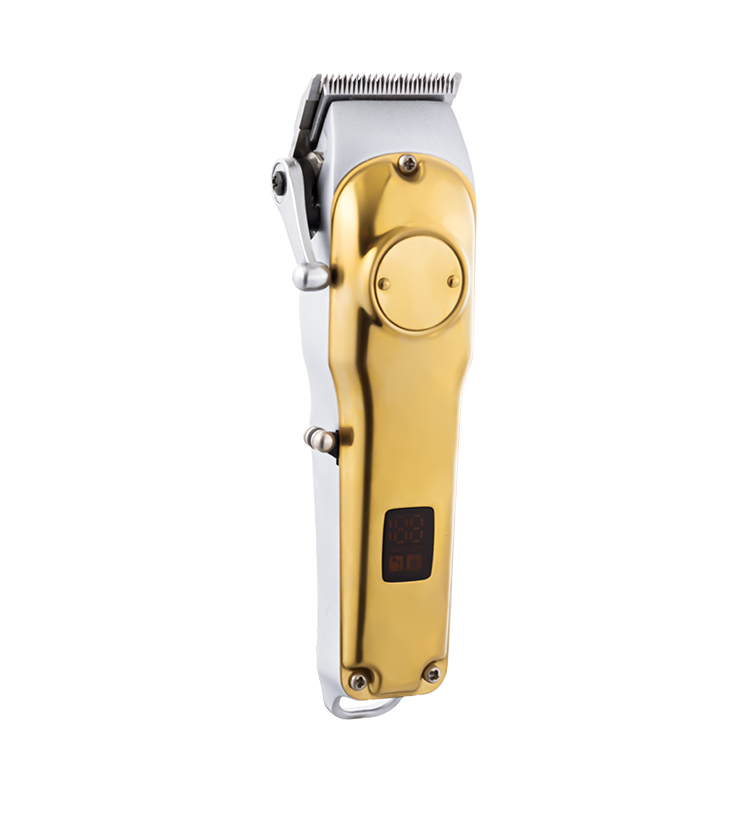 Metal Body Led Display Cordless Hair Clipper